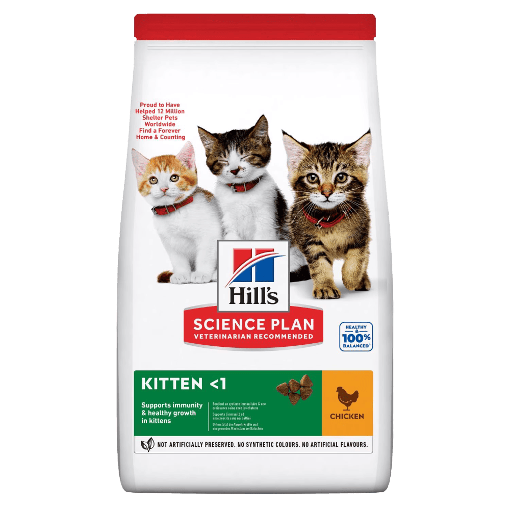 hill's science plan kitten food chicken