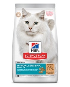 Science Plan Hypoallergenic macskaeledel